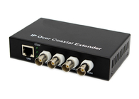 4 พอร์ต BNC IP เป็นตัวแปลงโคแอกเซียล 10 / 100Mbps 1 พอร์ต LAN 1.5km