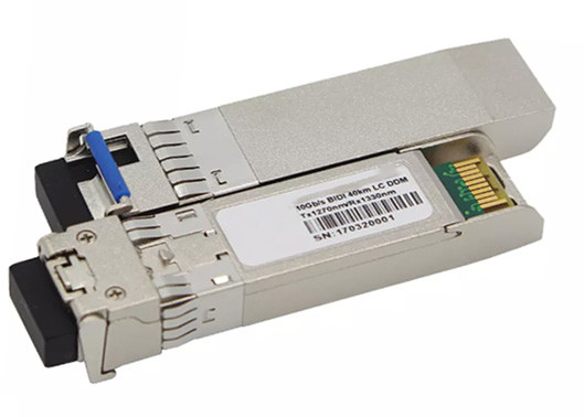 155M Bidi SFP โมดูล 1310 / 1550nm, Simplex 20km LC WDM โมดูล SFP