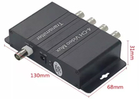 4ch Video Multiplexer 500m 4 BNC พร้อม RS485 ควบคุมผ่านสัญญาณอนาล็อก