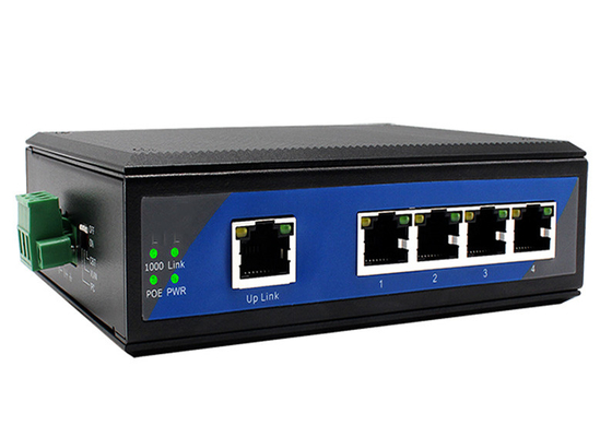 5 พอร์ต 100M Industrial Ethernet Switch เก็บและส่งต่อการสนับสนุน VLAN CBIT