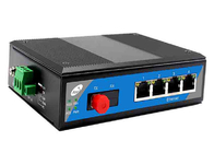 FCC Fiber POE Switch 4/8/16/24 Port Network Switch พร้อม VLAN และ IPC 250m