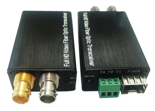 เครื่องแปลงไฟเบอร์ 3G-SDI พร้อมเครื่องรับสัญญาณไฟเบอร์ออปติกแบบลุปเอาท์ HD/SD/3G SDI Fiber Extender