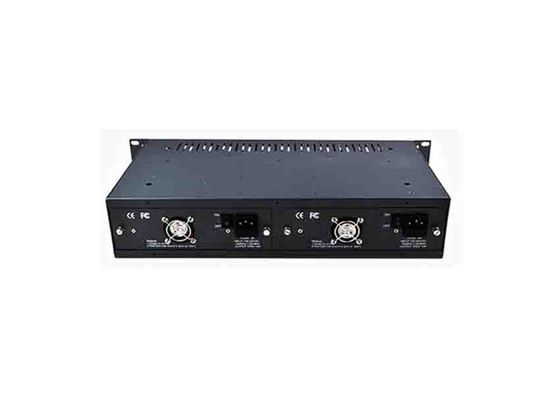 FCC Rack Mount Media Converter Chassis 2U 14 สล็อต