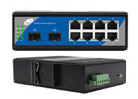 สวิตช์กิกะบิตอีเทอร์เน็ต 8 พอร์ตพร้อม SFP 1310/1550nm Managed 2 SFP และ 8 POE Ethernet Ports