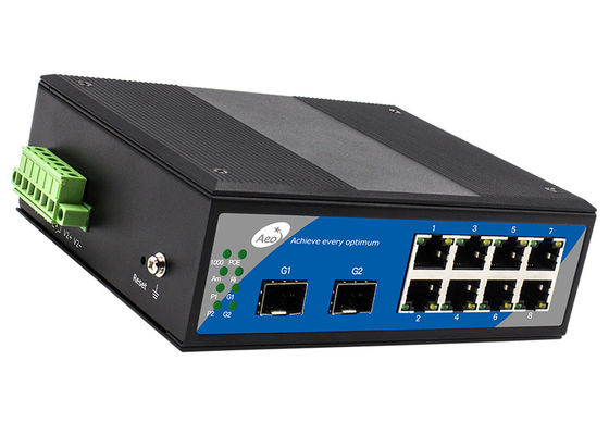 1310 / 1550nm 8 พอร์ตสวิตช์ Gigabit ที่มีการจัดการ