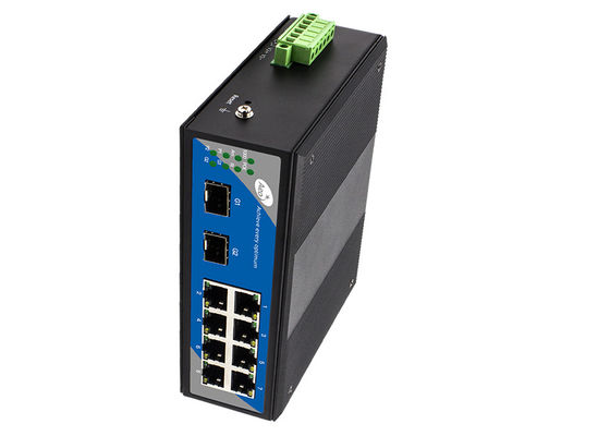32Gbps Gigabit Switch 8 พอร์ต 1000 Mbps พร้อม 2 ช่อง SFP