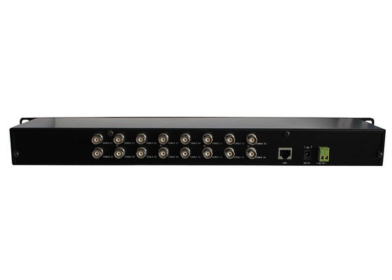 170Mbps Ethernet ผ่าน Coaxial Converter 16 BNC 1 Gigabit Ethernet Ports
