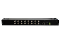 170Mbps Ethernet ผ่าน Coaxial Converter 16 BNC 1 Gigabit Ethernet Ports