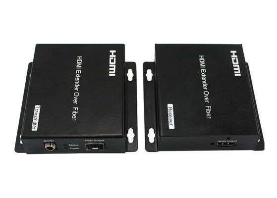 20KM 4K HDMI Fiber Extender ไฟเบอร์เดี่ยวโหมดเดียวที่ไม่มีการบีบอัด