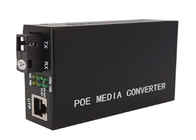 1 พอร์ตอีเทอร์เน็ต POE Fiber Media Converter 1 พอร์ตออปติคัล 1310/1550nm
