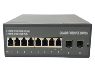 Gigabit 8 Port Poe Switch 2 Sfp Fiber Switch 8 พอร์ต POE 2 พอร์ต SFP