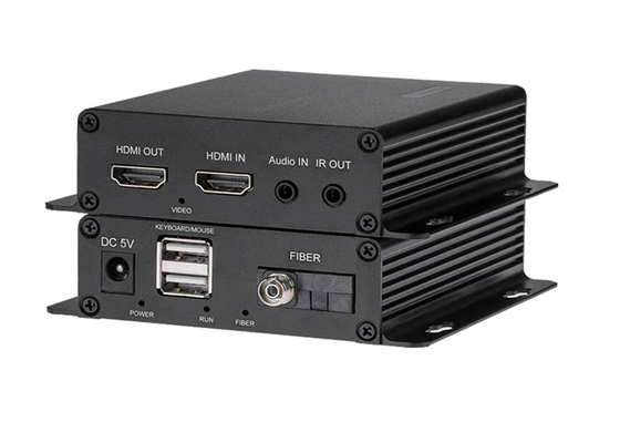 ตัวขยายสัญญาณออปติคัลเกรด HDMI เชิงพาณิชย์ผ่านไฟเบอร์ 130-1550nm ความยาวคลื่น