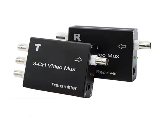 2 BNC Ports Digital Video Multiplexer 1Vp-P ระดับเอาต์พุตอินพุต RS485 Transmission