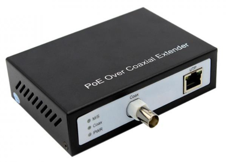 10/100Mbps POE ผ่าน Coax Converter, Ethernet ผ่าน Coax Extender 300m สําหรับกล้อง IP