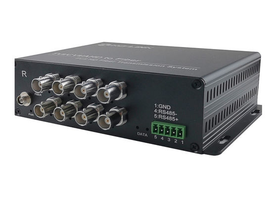 8CH AHD / TVI / CVI Video Digital Optical Converter พร้อมพอร์ต SC ST FC LC 1 พอร์ต